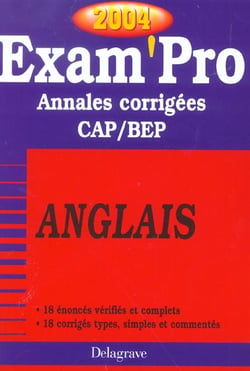EXAM'PRO Tome 11 : annales corrigees (édition 2004)