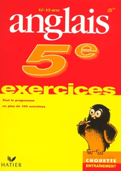 Chouette entraînement : anglais - 5ème - exercices