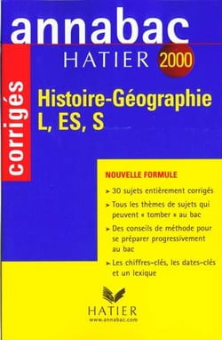 Annabac 2000 - histoire-geographie l es s