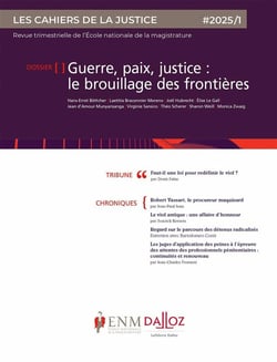 Les cahiers de la justice n.1/2025