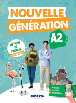 Nouvelle génération : FLE - A2 - Livre + Cahier + didierfle.app