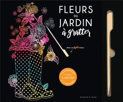 Fleurs du jardin à gratter