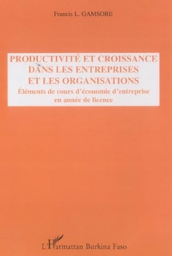Productivite et croissance dans les entreprises et les organisations - elements de cours d'economie