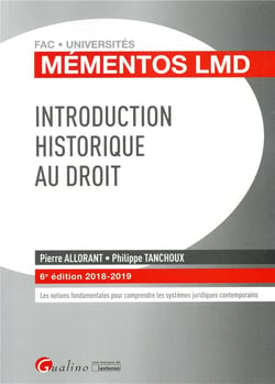 Introduction historique au droit (édition 2018/2019)