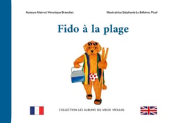 Fido à la plage