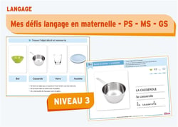 Mes défis de langage en maternelle - GS