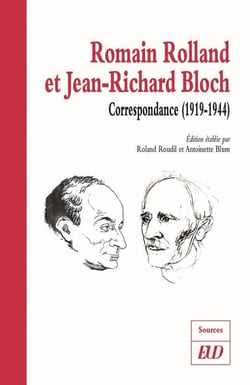 Romain Rolland et jean-richard bloch - correspondance (1919-1944)