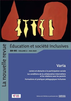 La nouvelle revue éducation et société inclusive n.89-90/2 : varia : études critiques de l'éducation inclusive