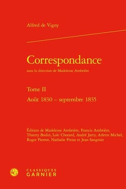 Correspondance Tome 2 : Août 1830-septembre 1835