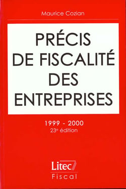 Precis de fiscalite des entreprises 1999-2000