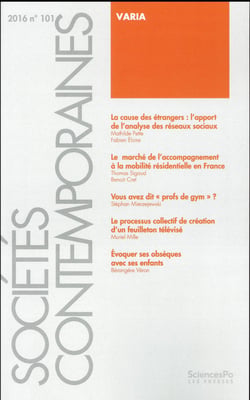 Revue sociétés contemporaines n.101
