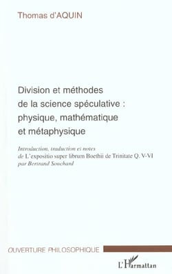 Division et methodes de la science speculative - physique mathematique et metaphysique