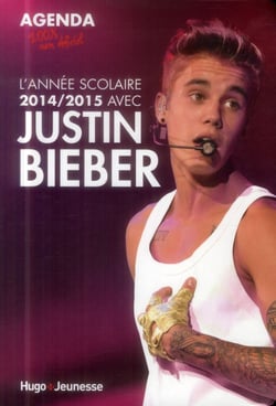 AGENDA SCOLAIRE JUSTIN BIEBER 2014-2015