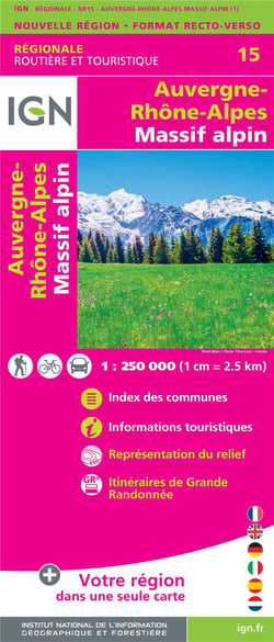 NR15 - Auvergne-Rhône-Alpes, Massif alpin