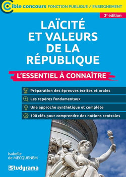 Laïcité et valeurs de la République : l'essentiel à connaître - catégories A et B (3e édition)