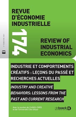 Revue d'économie industrielle 2021/2 - 174 - Industrie et comportements créatifs : leçons du passé e