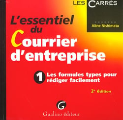 Formules types du courrier d'entreprise (les)