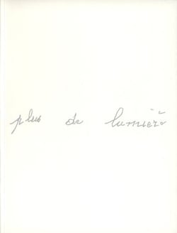 Plus de lumière