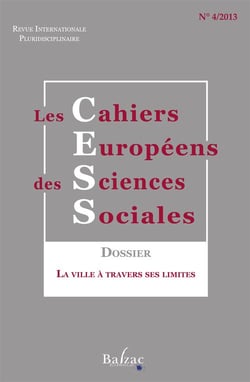 Les cahiers europeens des sciences sociales n.4 - la ville à travers ses limites