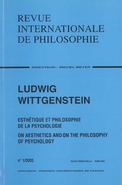 REVUE INTERNATIONALE DE PHILOSOPHIE n.219 : Ludwig Wittgenstein