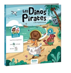 Je lis en maternelle : les dinos pirates et l'île mystérieuse