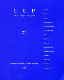 Cahier critique de poésie n.27 : Danielle Mémoire