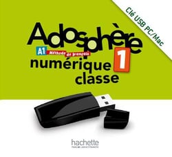 Adosphere 1 - manuel numerique enrichi pour l'enseignant (cle usb)