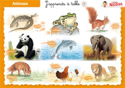 PLANISPHERE ENFANT/ANIMAUX