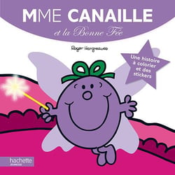 Madame canaille et la bonne fée - histoire à colorier