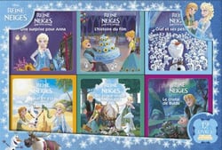 LA REINE DES NEIGES - Coffret 12 Livres - 6 Histoires + 6 Coloriages - Disney