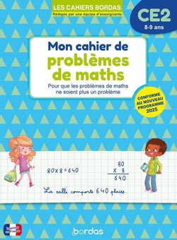 Mon cahier de problèmes de maths - CE2