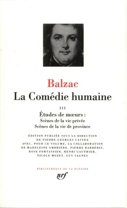 La comédie humaine Tome 3