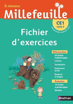 MILLE-FEUILLES : français - fichier d'exercices - CE1 (édition 2019)