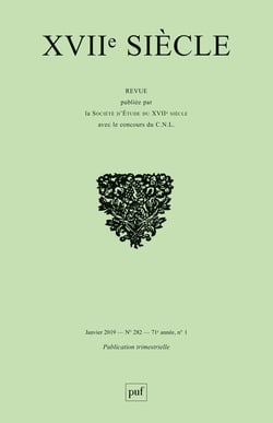 Revue XVIIe siècle n.282 : XVIIe siècle (édition 2019)
