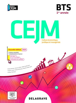 Repères Culture économique, juridique et managériale (CEJM) 1re année BTS (2024) - Pochette élève
