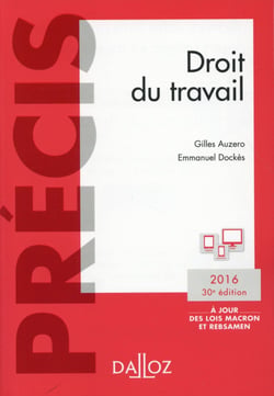 Droit du travail (édition 2016)