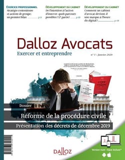 Dalloz Avocats - Réforme de la procédure civile
