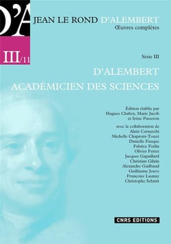 Oeuvres complètes d'Alembert 1757-1783