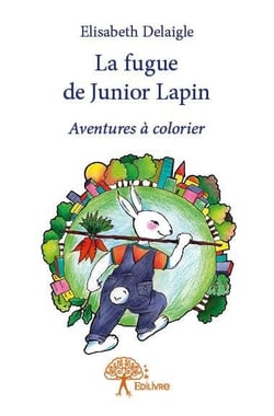 La fugue de junior lapin - aventures à colorier