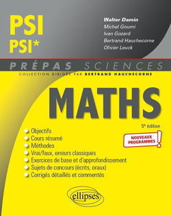 Mathématiques : PSI/PSI* - programme 2022 (5e édition)