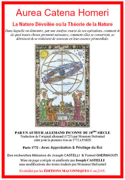 Aurea catena homeri - la nature devoilee ou la theorie de la nature