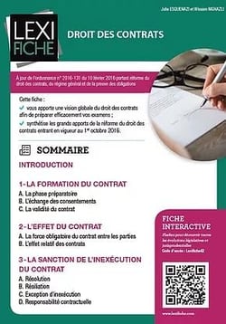 Droit des contrats