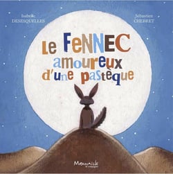 Le fennec amoureux d'une pastèque