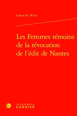 Les femmes témoins de la révocation de l'édit de Nantes