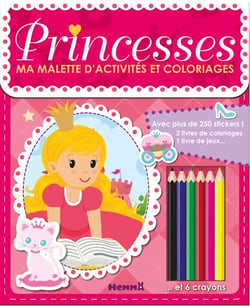 Ma mallette d'activités et coloriages - princesses