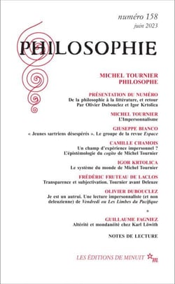 Revue Philosophie n.158 : Michel Tournier philosophe