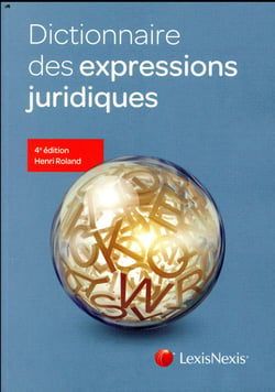 Dictionnaire des expressions juridiques (2e édition)
