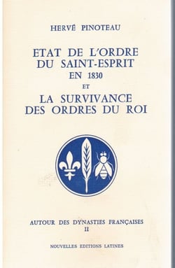 Etat ordre st-esprit en 1830