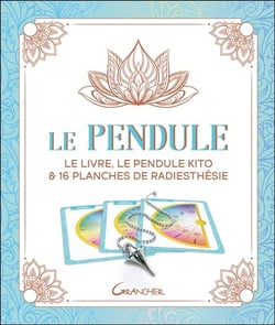 Le pendule - coffret - le livre, le pendule kito & 16 planches de radiesthésie