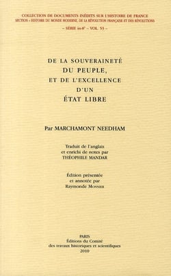 De la souveraineté du peuple, et de l'excellence d'un état libre